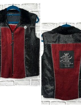 Like New |•K.D. SPRING•| Unique Velvet Vest